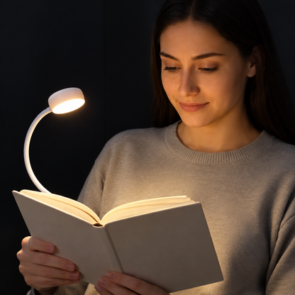 Lámpara de lectura con tres tonos de luz